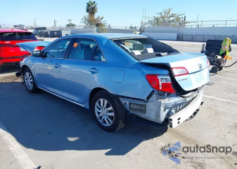2012 Toyota Camry Le z USA, uszkodzony, nr VIN 4T4BF1FK0CR189222